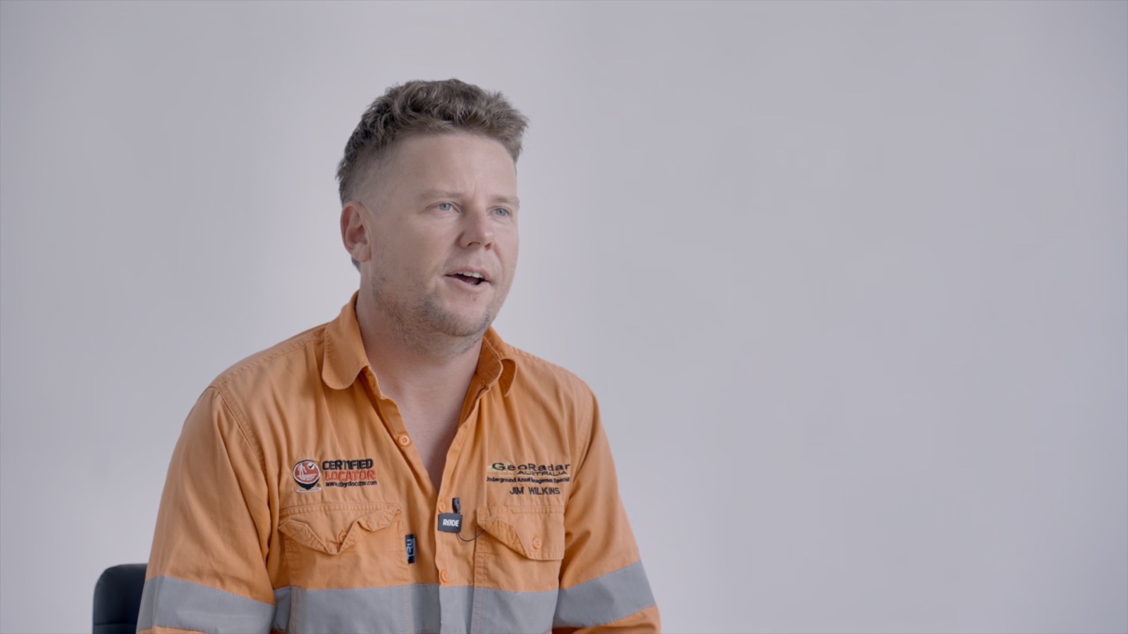 Jimmy Wilkins interviewed in GeoRadar workwear